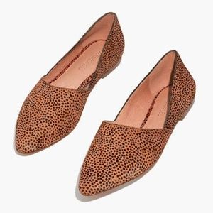 Madewell - The Lizbeth Flat in Dotted Calf Hair